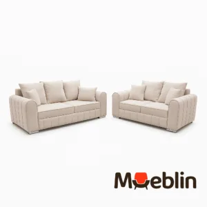 Mueblin Lilly 3 Seater Sofa Set