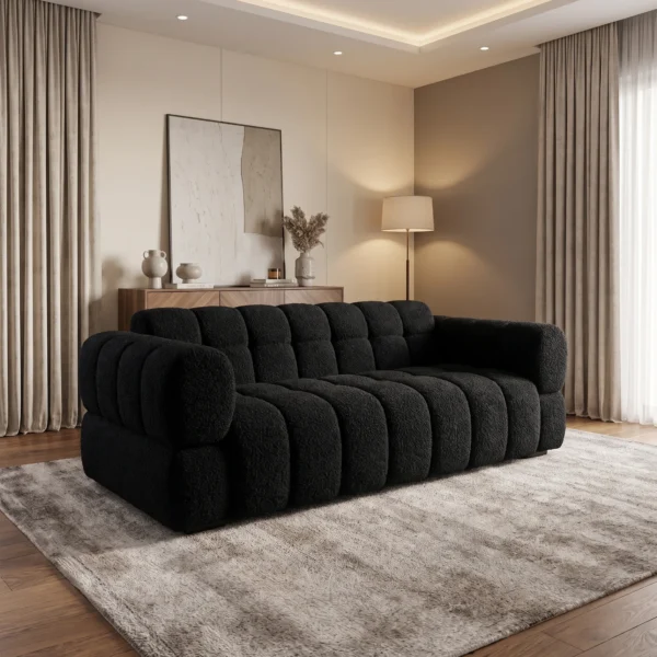 Bubble Sofa – Luxury Bouclé 3 Seater & 2 Seater Statement Sofa