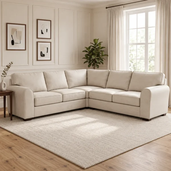 Marlow Contemporary Fabric Sofa – 2 Seater & 3 Seater