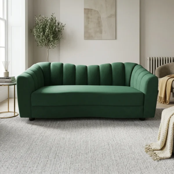 Monaco Channel Sofa UK – 2 Seater & 3 Seater Modern Ribbed Sofa