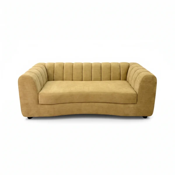 Mueblin Arlo 2 Seater Arlo Curved Sofa – Luxury 2 Seater & 3 Seater Modern Sofa