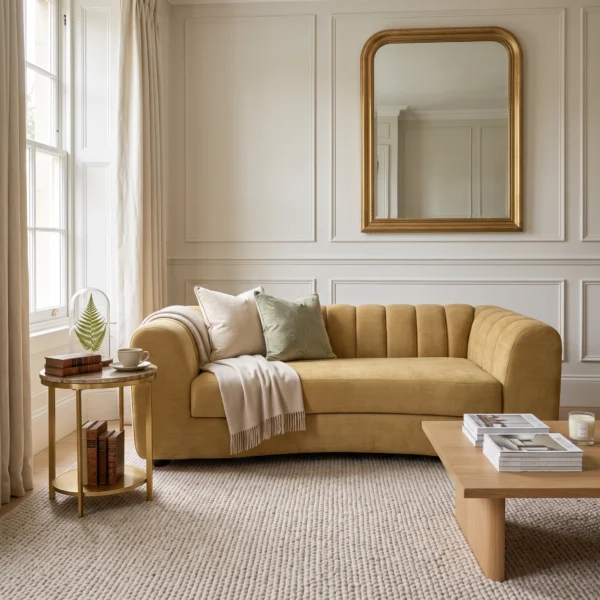 Mueblin Arlo 3 Seater 1 Arlo Curved Sofa – Luxury 2 Seater & 3 Seater Modern Sofa