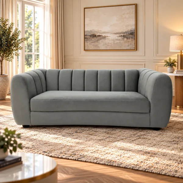 Mueblin Arlo 3 Seater 5 Arlo Curved Sofa โ Luxury 2 Seater & 3 Seater Modern Sofa