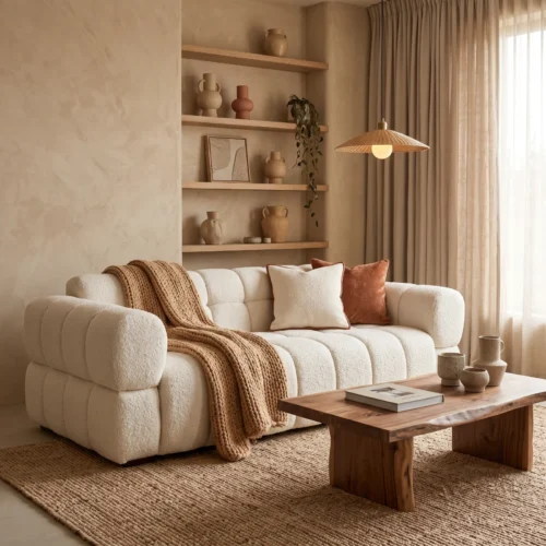 Bubble Sofa – Luxury Bouclé 3 Seater & 2 Seater Statement Sofa