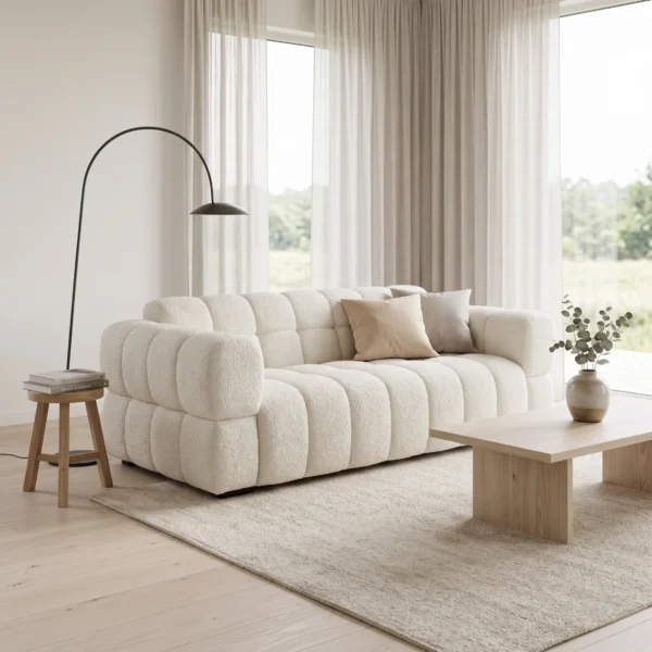 Bubble Sofa – Luxury Bouclé 3 Seater & 2 Seater Statement Sofa