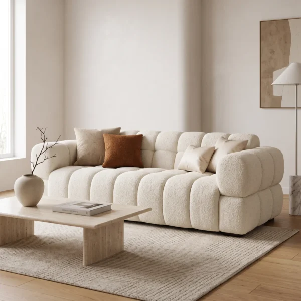 Bubble Sofa – Luxury Bouclé 3 Seater & 2 Seater Statement Sofa