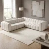 Peddle Corner Peddle Bouclé Sofa UK – 2 Seater & 3 Seater Modern Channel Sofa