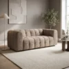 Peddle Mushroom Peddle Bouclé Sofa UK – 2 Seater & 3 Seater Modern Channel Sofa