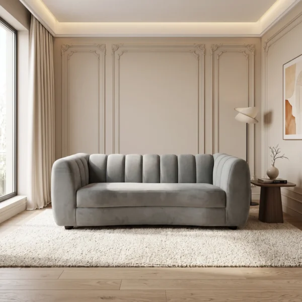 Mueblin Arlo 3 Seater 2 Arlo Curved Sofa โ Luxury 2 Seater & 3 Seater Modern Sofa